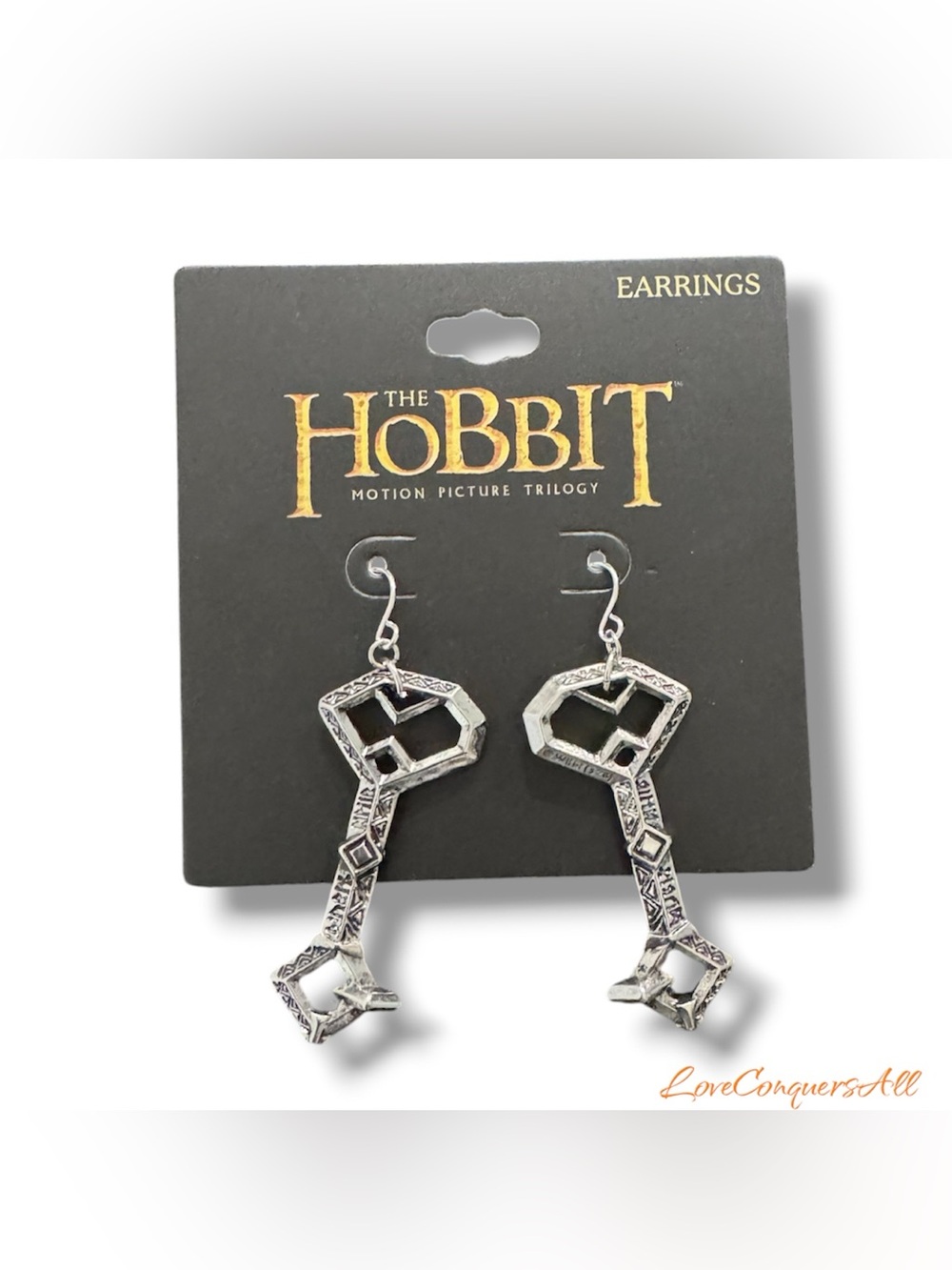 The Lord of the Rings The Hobbit Key Of Thorin Drop Earrings